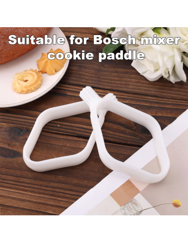 2 Palas para Galletas Bosch 18.4x13cm Accesorios Mezclador