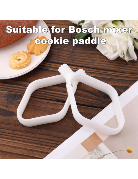 2 Palas para Galletas Bosch 18.4x13cm Accesorios Mezclador