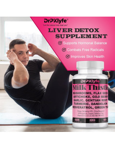 Cápsulas de Cardo Mariano DrPKlyfe - 120 Unidades para Hígado 2