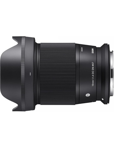 Lente Sigma 16mm F1.4 DC DN para montura RF - Negro