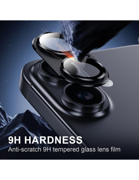 Protector de Lente de Cámara AFARER para iPhone 16/16 Plus - 2PCS