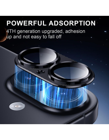 Protector de Lente de Cámara AFARER para iPhone 16/16 Plus - 2PCS