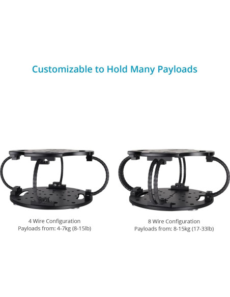 Aislador de Vibraciones PROAIM para Gimbals 4kg a 15kg