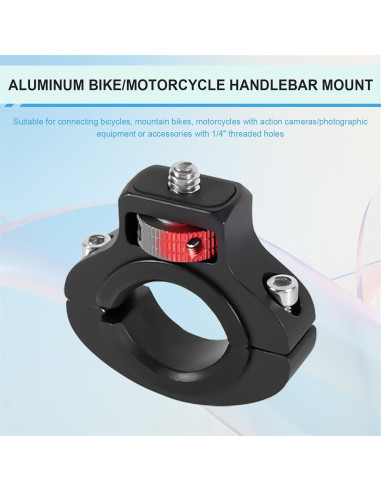 Soporte de cámara para motocicleta PEUTIER 360 aluminio