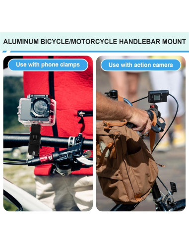 Soporte de cámara para motocicleta PEUTIER 360 aluminio