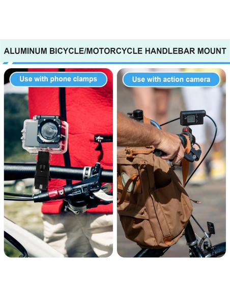 Soporte de cámara para motocicleta PEUTIER 360 aluminio