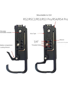 Placa L Z6III Topcine para Nikon Z6 Mark III - Liberación Rápida 2