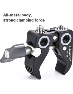 SUNWAYFOTO CC-02 Super Clamp para Trípode 1/4 y 3/8 2