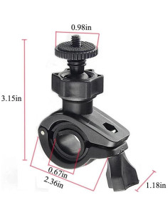 Soporte de Montaje para Bicicleta y Motocicleta Andy's Orchids - Ajustable, Rotación 360 2