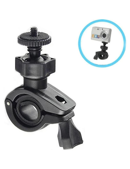 Soporte de Montaje para Bicicleta y Motocicleta Andy's Orchids - Ajustable, Rotación 360