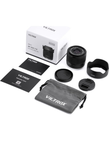 Lente VILTROX 25mm F1.7 E para cámaras Sony E - AF