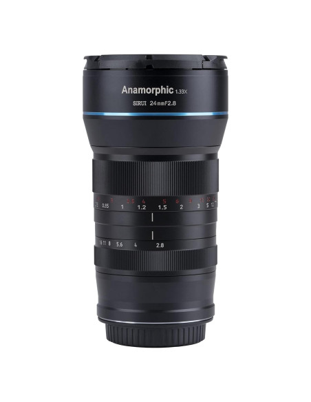 Lente Anamórfico SIRUI 24mm F2.8 Montura L para Cámara APS-C Lente Anamórfico SIRUI 24mm F2.8 Montura L para Cámara APS-C