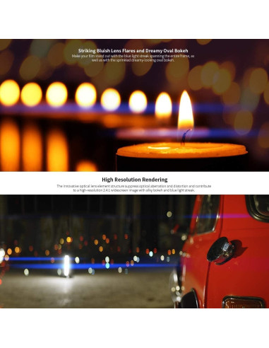 Lente Anamórfico SIRUI 24mm F2.8 Montura L para Cámara APS-C