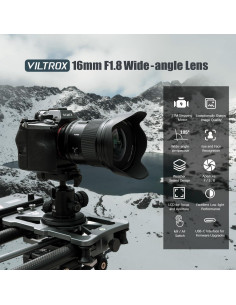 Lente VILTROX 16mm F1.8 Autofocus Gran Angular para Sony 2