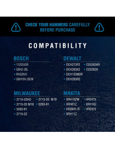 Perforador TEMCo TH0374 SDS-Plus 1.60 cm acero forjado 2