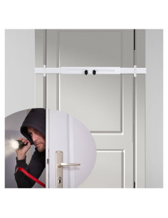 Barricada de Puerta Ajustable ROZEKEAN Blanca 76-102 cm