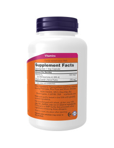 Vitamina K-2 100 mcg NOW Foods - 250 Cápsulas Veganas 2