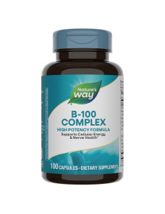 Complejo B-100 Nature's Way 100 Cápsulas - Energía y Salud Nerviosa