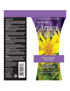 Gel de Árnica 221.8 ml Roberts - Alivio para quemaduras y picaduras 2