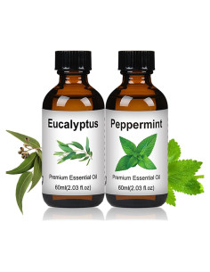 Set de Aceites Esenciales Eucalipto y Menta 2 x 60ml Wtrcsv