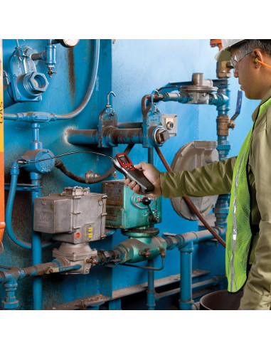 Detector de Gas Combustible RIDGID CD-100 con Sonda Flexible 40 cm