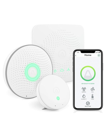 Kit de Monitoreo de Calidad de Aire Airthings 4200 - Radón y Humedad
