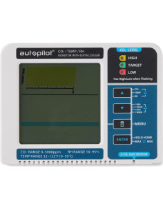 Monitor de CO2 de escritorio Autopilot APCEM2 - Medidor de Temperatura y Humedad 2