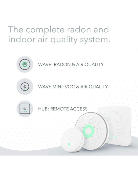 Kit de Monitoreo de Calidad de Aire Airthings 4200 - Radón y Humedad