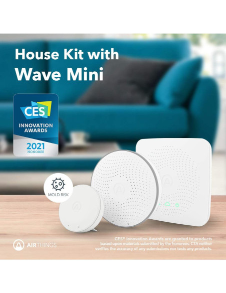 Kit de Monitoreo de Calidad de Aire Airthings 4200 - Radón y Humedad