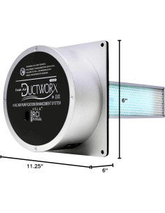 Purificador de Aire Ductworx HVAC 15.2x15.2 cm 1.36 kg 2