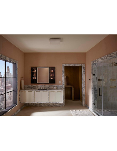 Ventilador de Baño KOHLER Atmo con Luz 35.4x35.4cm