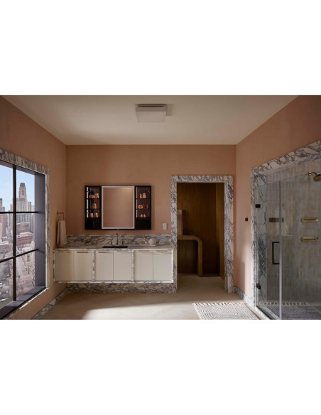 Ventilador de Baño KOHLER Atmo con Luz 35.4x35.4cm