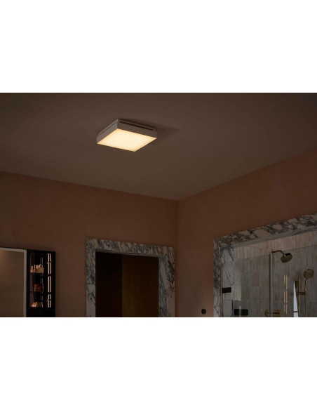 Ventilador de Baño KOHLER Atmo con Luz 35.4x35.4cm