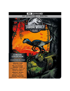 Jurassic World Colección 5 Películas 4K Ultra HD Steelbook Blu-ray