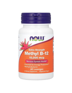 Suplemento NOW Foods Methyl B-12 10,000 mcg 60 Pastillas