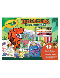 Kit de Arte Crayola Dinosaurio 5-en-1 para Niños 4-10 Años