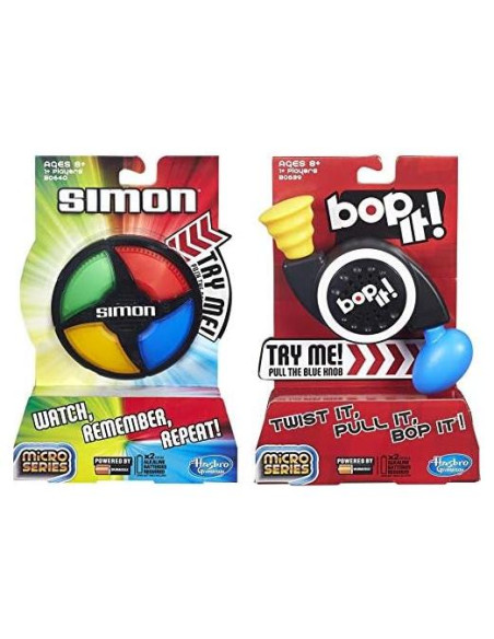 Juego Simon Micro Series + Bop It Micro Series - Hasbro