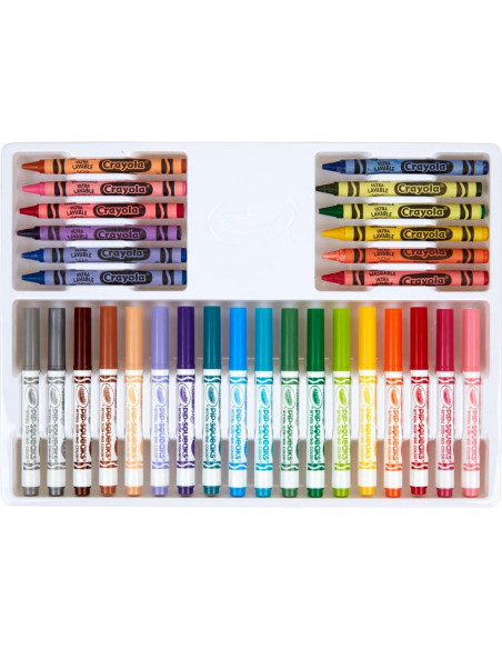 Kit de Arte Crayola Dinosaurio 5-en-1 para Niños 4-10 Años Kit de Arte Crayola Dinosaurio 5-en-1 para Niños 4-10 Años