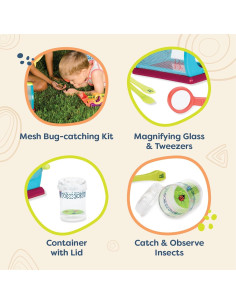 Kit de Captura de Insectos B. toys con Lupa y Pinzas - 4 Piezas 2