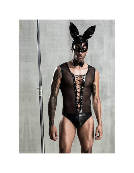 Conjunto de Lencería Sexy Sipumia Tuxedo Cosplay Hombre