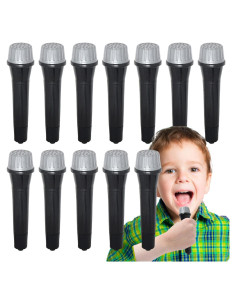 Disfraz de Micrófono Falso 12 Unidades para Niños - Tribello