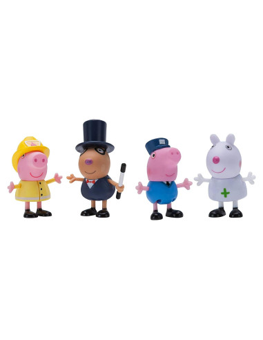 Figuras Peppa Pig Lo Que Quiero Ser - Paquete de 4 Figuras