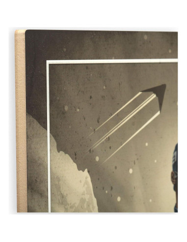 Arte de Pared Marvel Capitán América - Lienzo Enmarcado 33x49.5cm