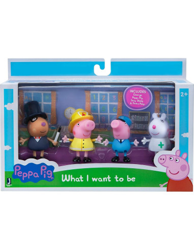 Figuras Peppa Pig Lo Que Quiero Ser - Paquete de 4 Figuras