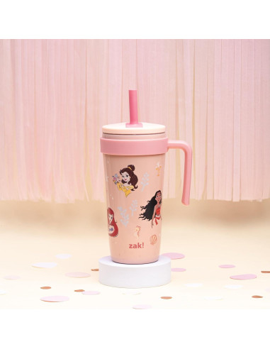 Taza de Viaje Zak Designs Princesas Disney 18oz Acero Inoxidable