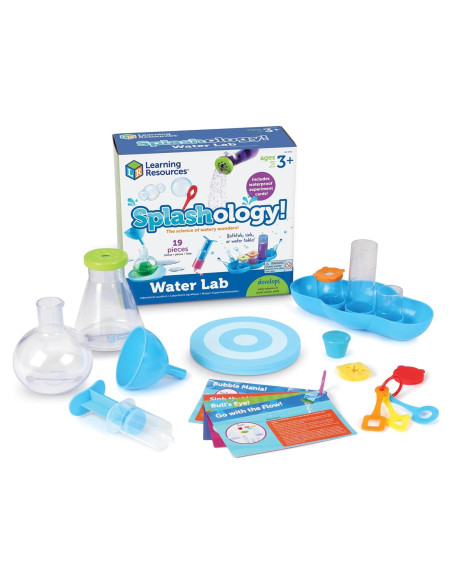 Kit de Ciencia Splashology Learning Resources - Experimentos Acuáticos 19 Piezas