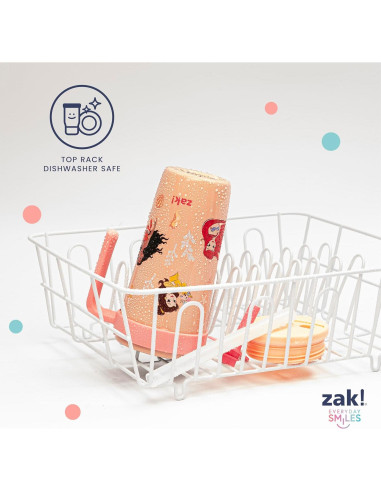 Taza de Viaje Zak Designs Princesas Disney 18oz Acero Inoxidable