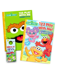 Set de Libros para Colorear Elmo Plaza Sésamo - 2 Libros