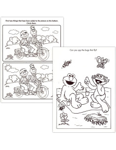 Set de Libros para Colorear Elmo Plaza Sésamo - 2 Libros 2