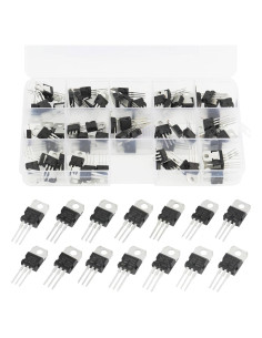 Kit de 70 Transistores Reguladores de Voltaje Cermant TO-220